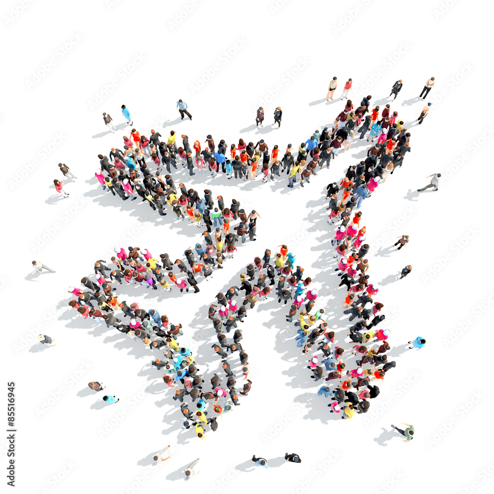 people in the shape of an airplane. people in the shape of an airplane.