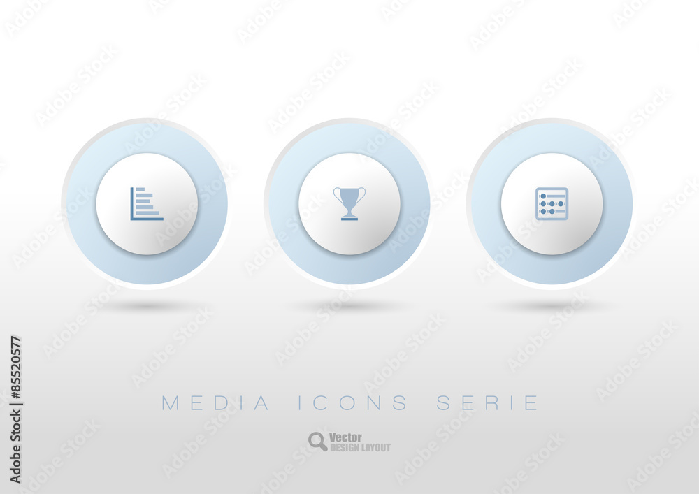Rounded buttons with business icons and symbols. Rounded buttons with business icons and symbols.
