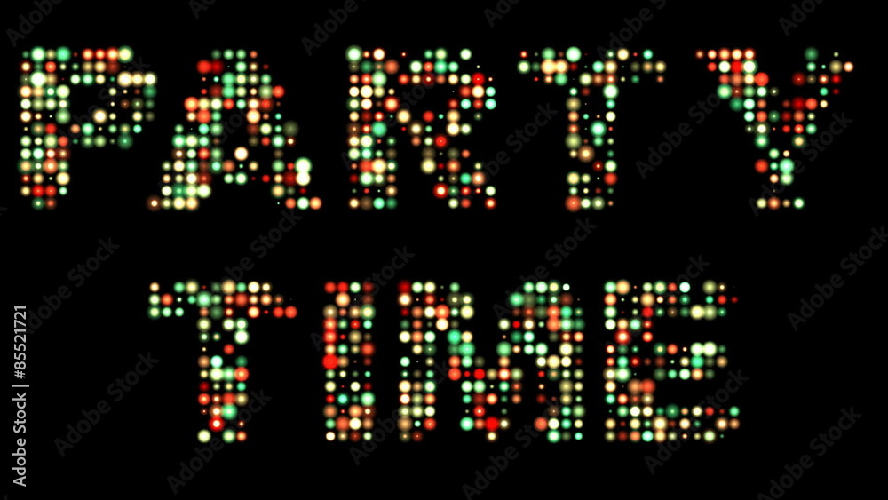 Party time led text Party time led text