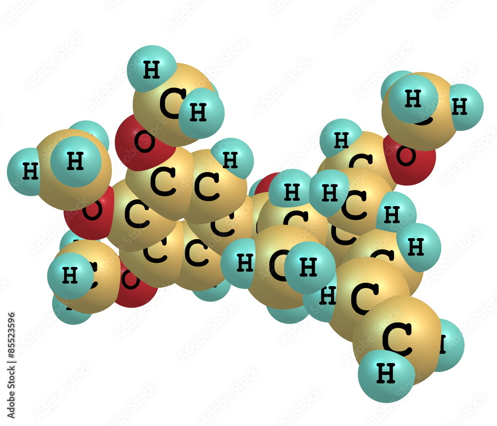 Megaphone molecule isolated on white Megaphone molecule isolated on white