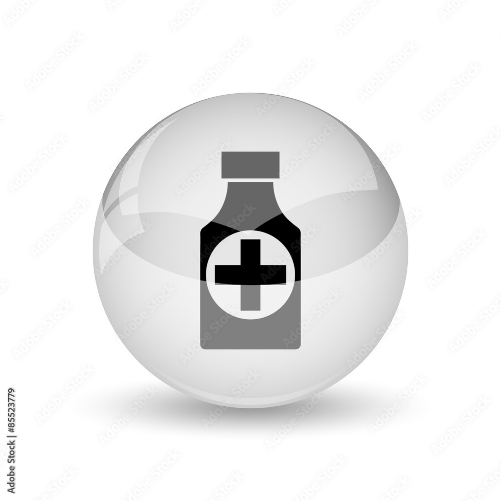 Pills bottle  icon