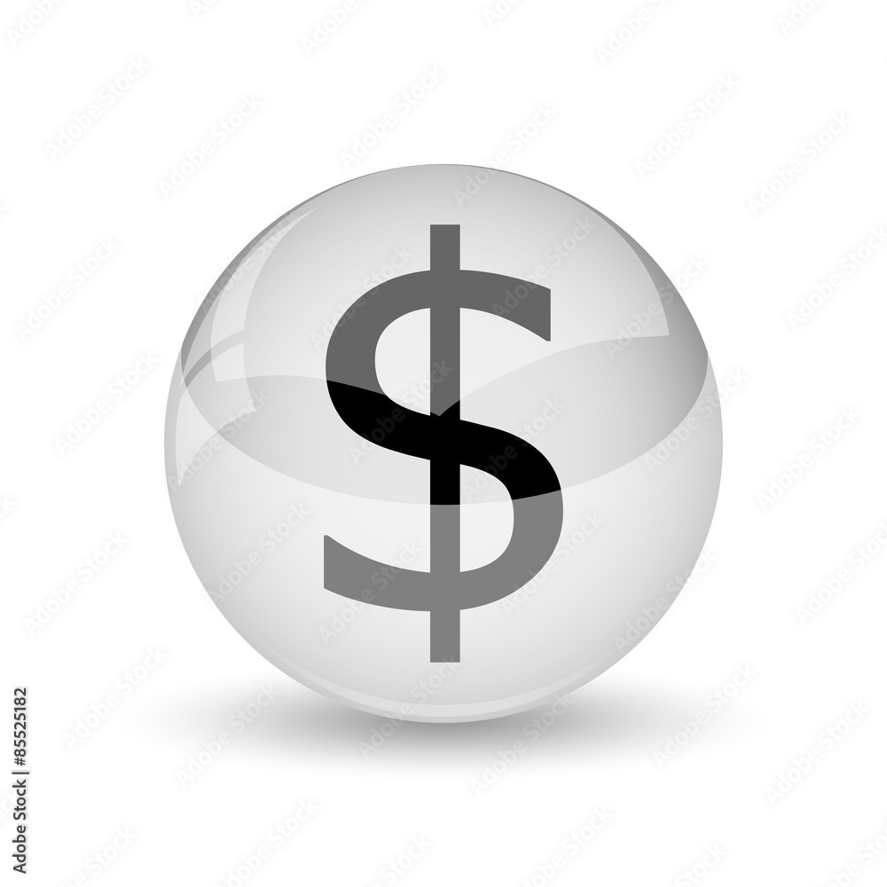 Obraz premium Dollar icon
