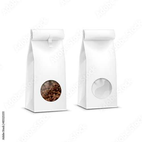 Vector Coffee Packaging Package Bag Isolated