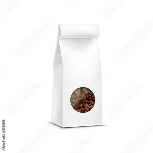 Vector Coffee Packaging Package Bag Isolated