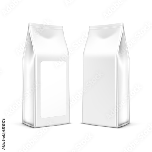 Vector Coffee Tea Packaging Package Bag Isolated