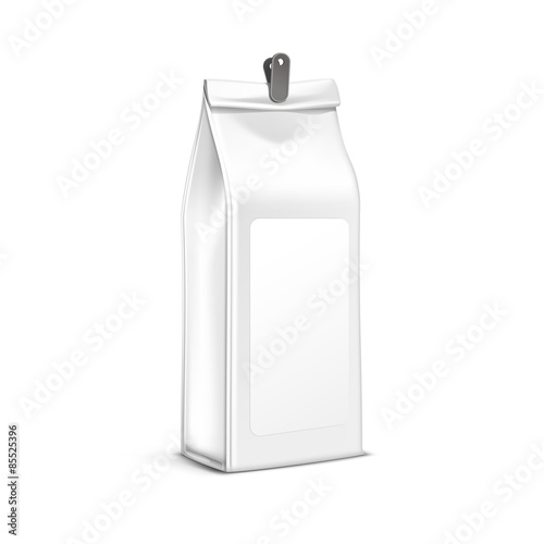 Vector Coffee Tea Packaging Package Bag Isolated