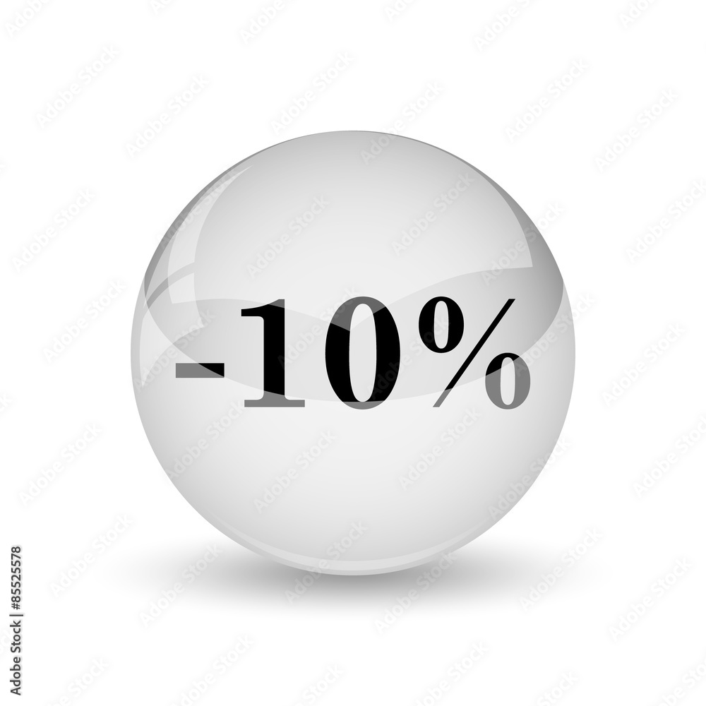 10 percent discount icon