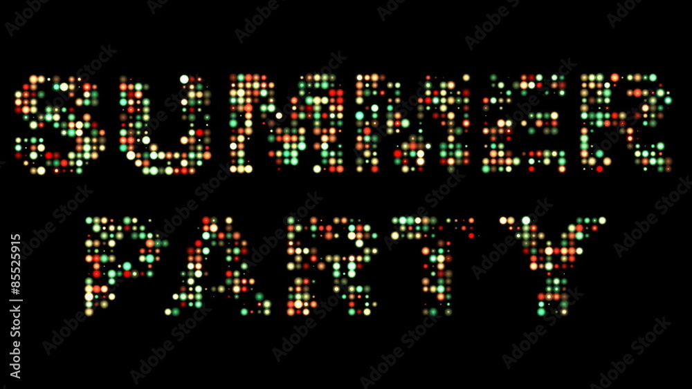 summer party led summer party led