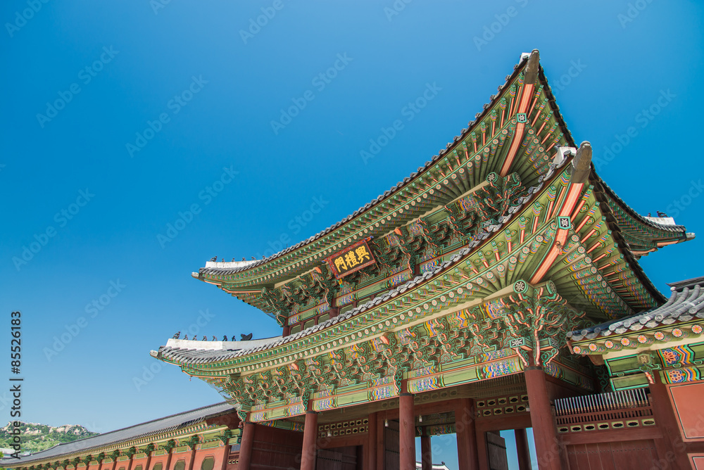 Heungnyemun Gate in Gyeongbokgung Palace in Seoul South Korea Heungnyemun Gate in Gyeongbokgung Palace in Seoul South Korea