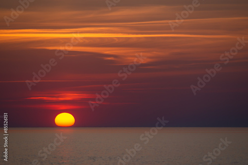 Orange sunset abstraction for background    © ugiss