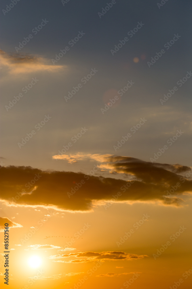 beautiful sky with clouds at sunset beautiful sky with clouds at sunset