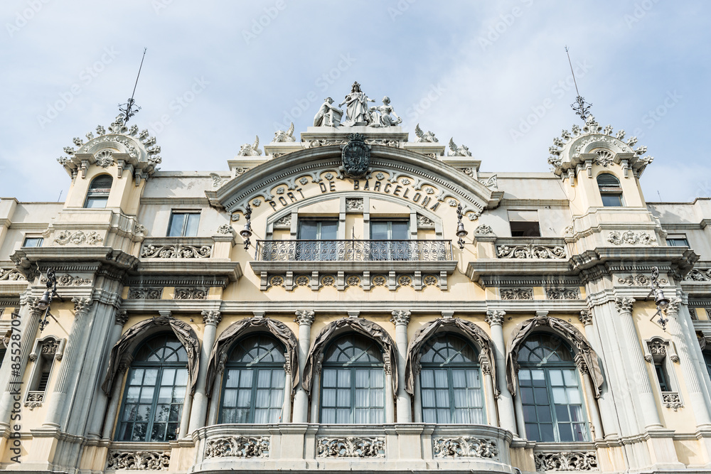 Fototapeta premium Offices of the Port of Barcelona