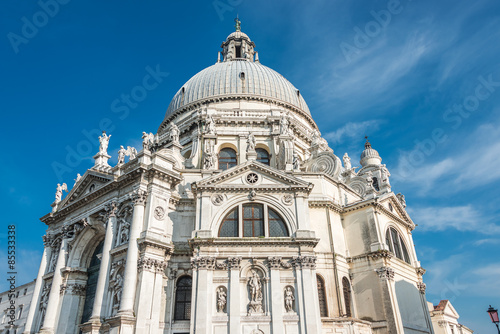 Veiw at Basilica di Santa Maria della Salute, Venice, Italy
