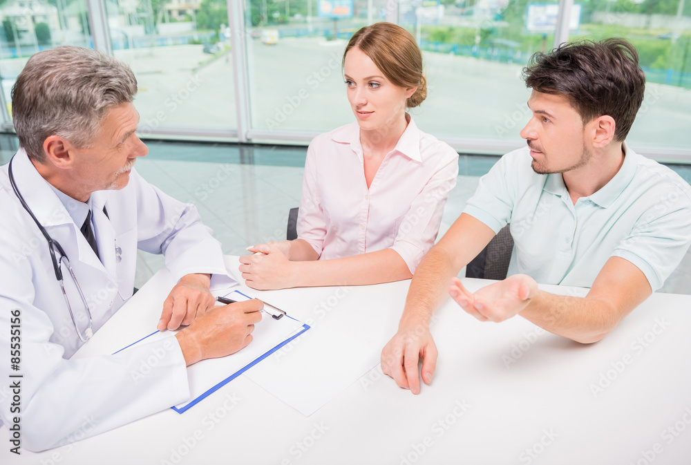 Fototapeta premium Doctor and patient