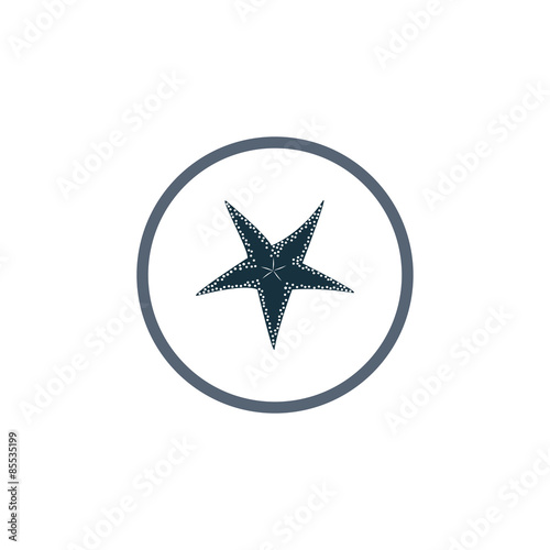 Sea star icon