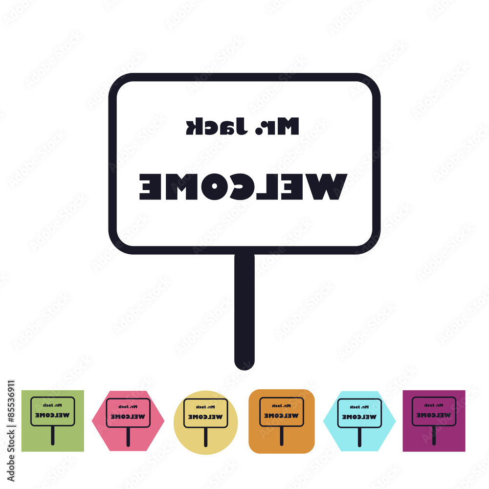 Welcome plate icon Welcome plate icon