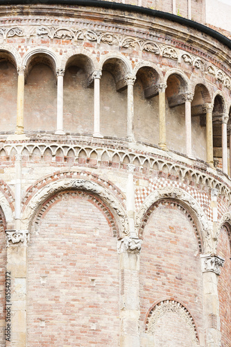 detail of Parma Cathedral  Emilia-Romagna  Italy