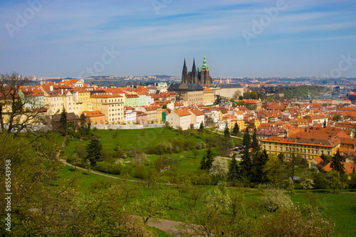 Prague panorama with St. Vitus Cathedral © Alexey Repka