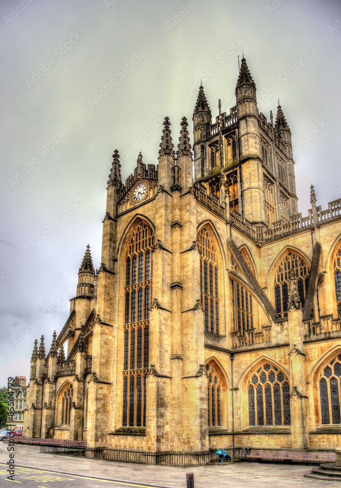 The Abbey Church of Saint Peter and Saint Paul in Bath - England The Abbey Church of Saint Peter and Saint Paul in Bath - England