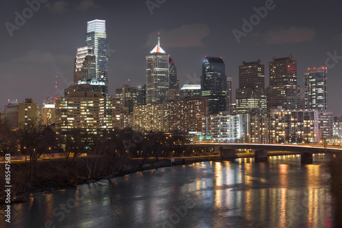 Philadelphia Skyline at Night