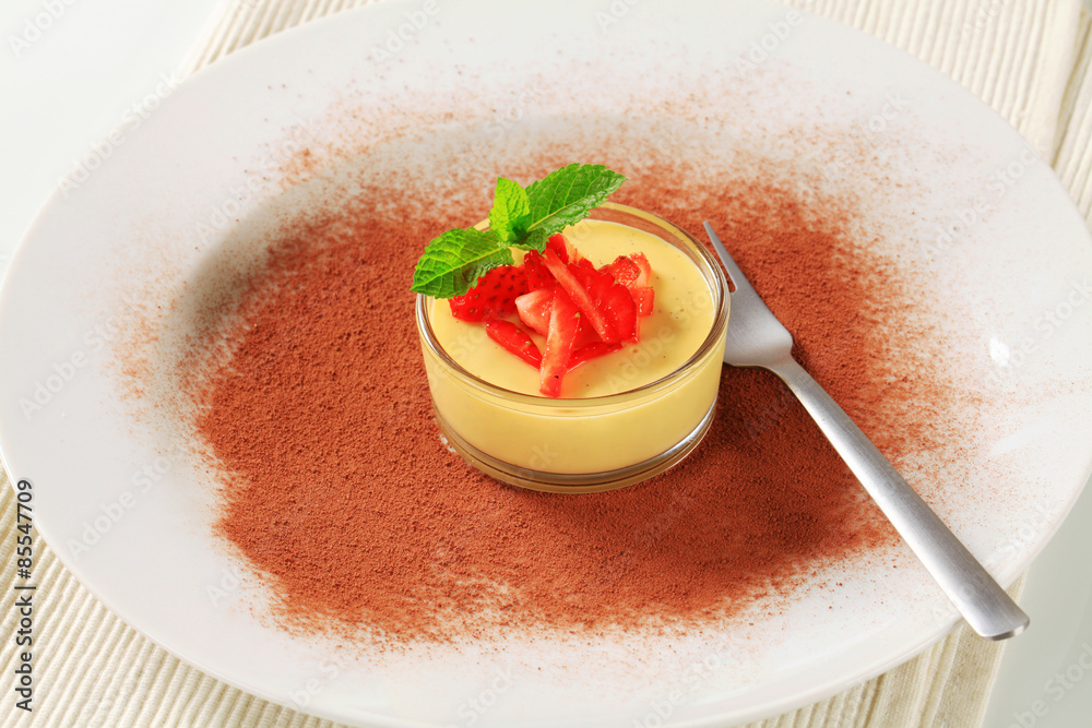 Custard dessert Custard dessert