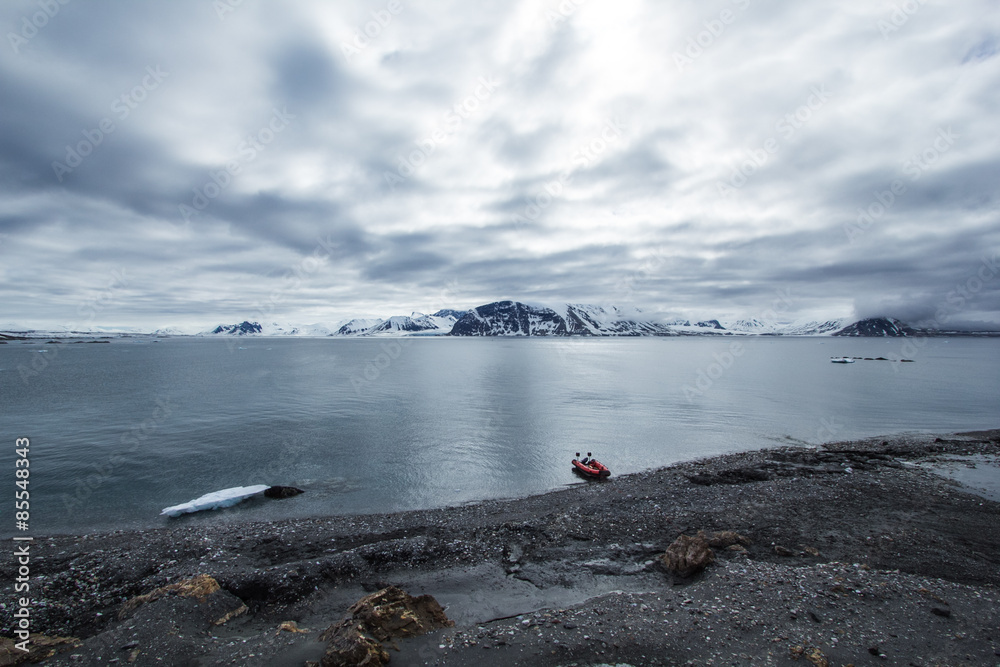 Obraz premium Arctic spring in south Spitsbergen