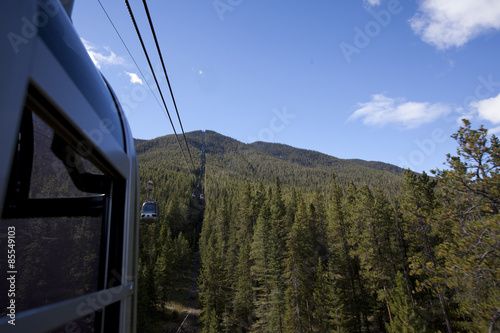 cable car ride to sulphur mountain banff alberta
