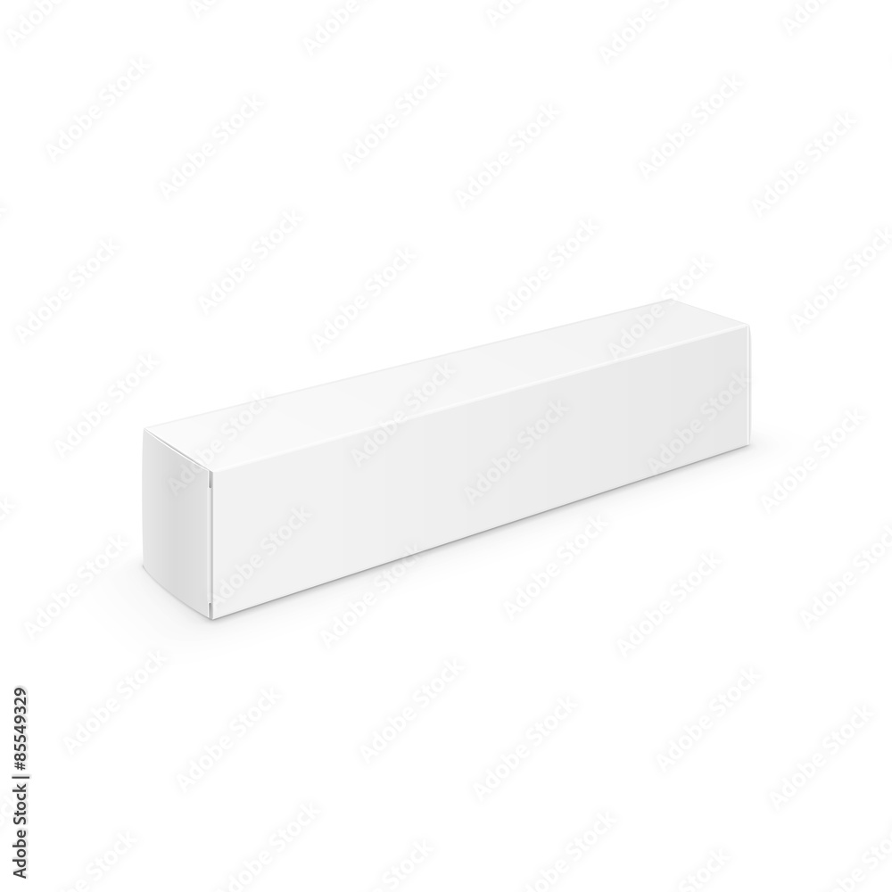 White Blank Packaging Package Pack Toothpaste Box White Blank Packaging Package Pack Toothpaste Box