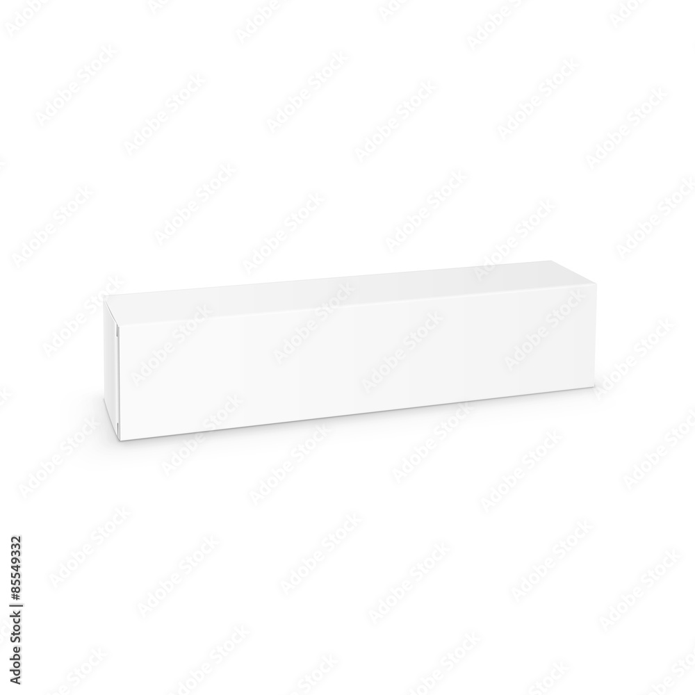 White Blank Packaging Package Pack Toothpaste Box White Blank Packaging Package Pack Toothpaste Box
