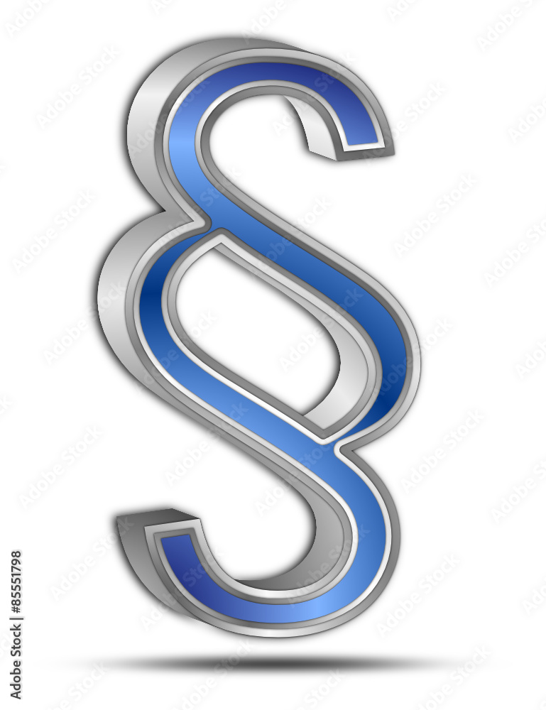 Naklejka premium Paragraph symbol