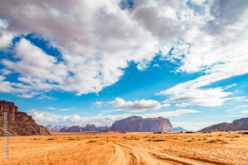 Jordanian desert in Wadi Rum, Jordan. © Hamdan Yoshida