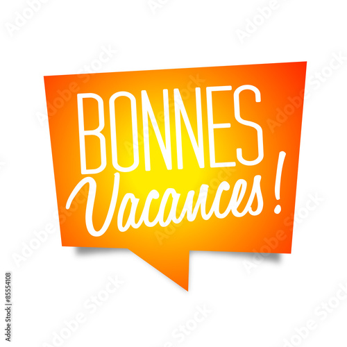 Bonnes vacances