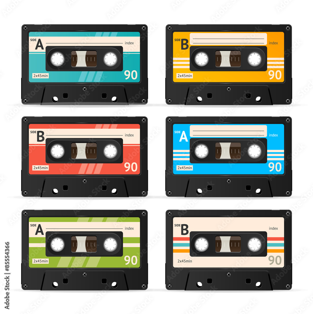 Vector Cassette Tape Collection 