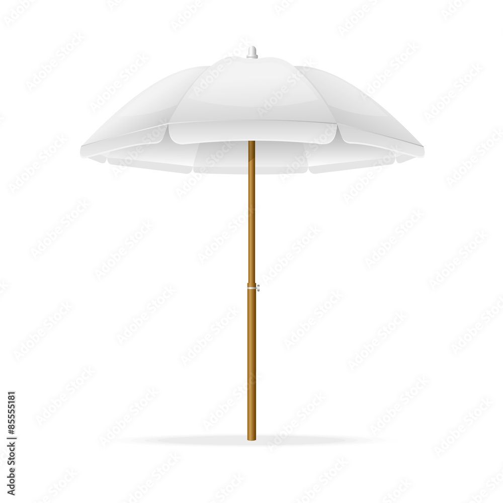 Vector Beach Umbrella Template Vector Beach Umbrella Template