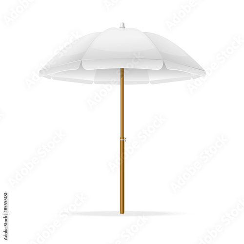 Vector Beach Umbrella Template