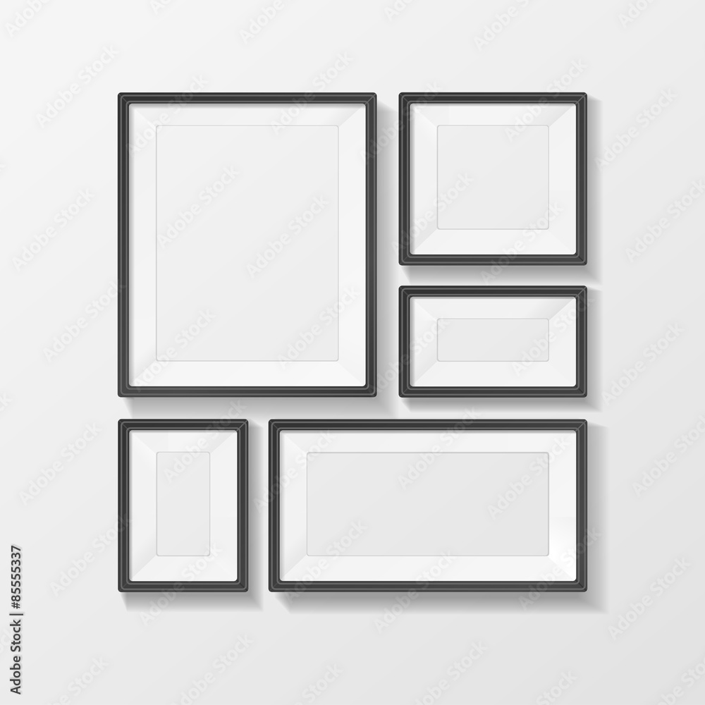 Vector picture frame vector set Vector picture frame vector set