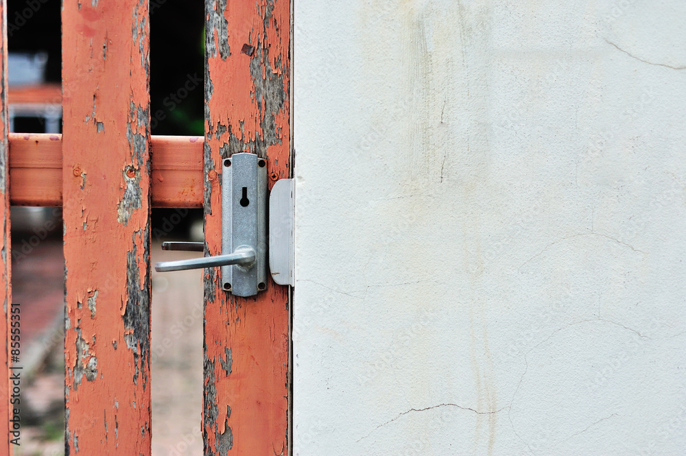 Door knob in soft light