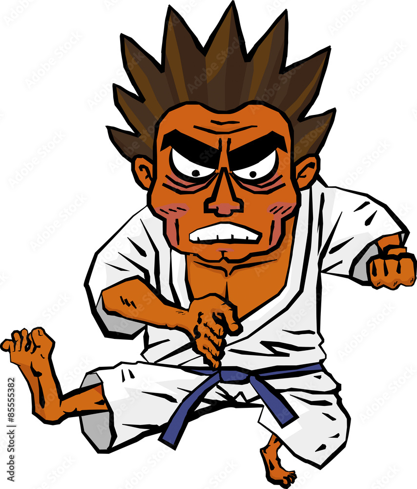 Naklejka premium 武道家