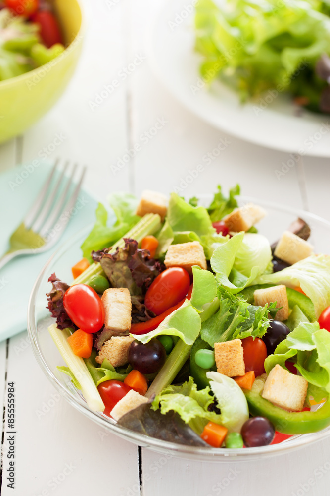 fresh vegetable salad for health