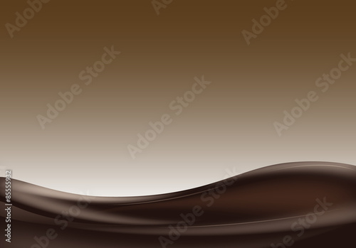 Dark chocolate wave 