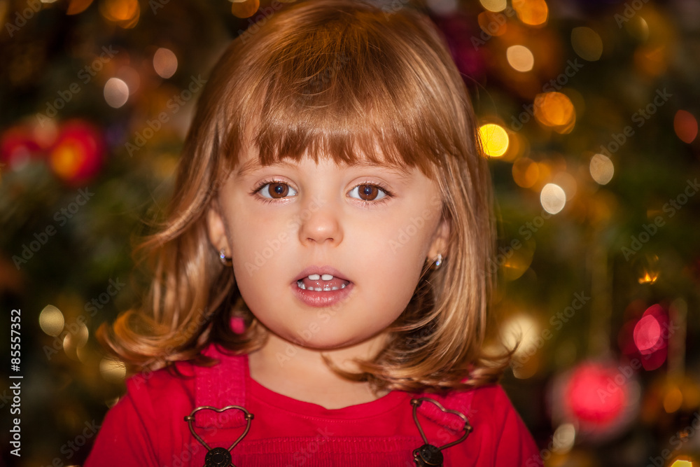 Happy Christmas girl Happy Christmas girl