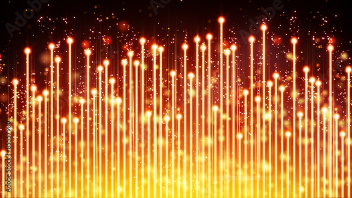 yellow glowing musical equa...