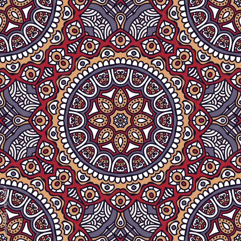 Ethnic floral seamless pattern Ethnic floral seamless pattern