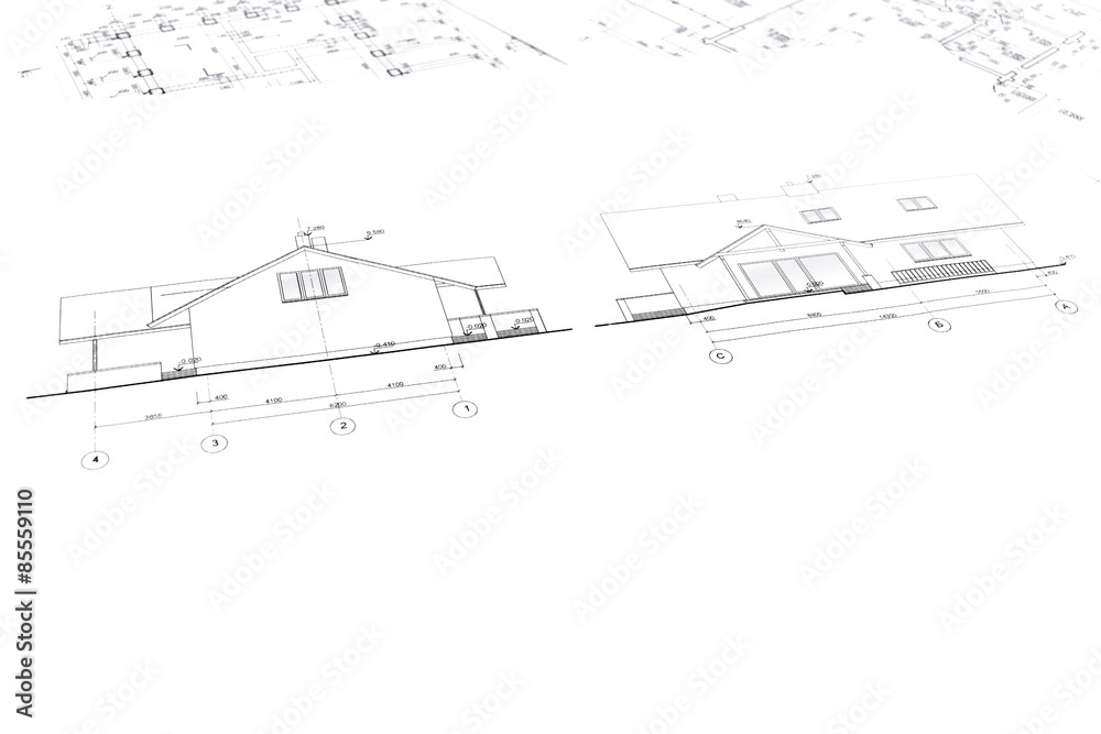 architectural drawings of new house