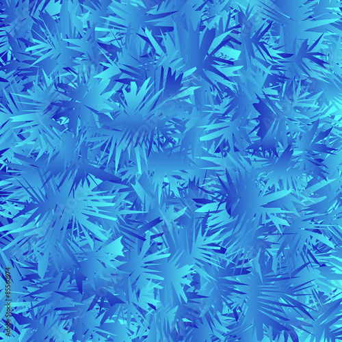 Abstract crystal blue pattern.