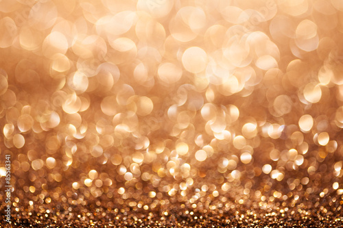 Golden Glitter Background