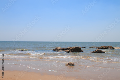 Rocks on the beach