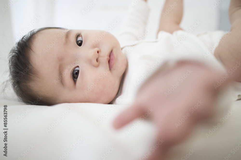 Baby that stretched out the hand Baby that stretched out the hand