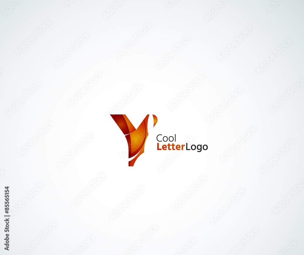 Naklejka premium Vector letter logo