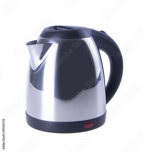 Kettle with whistle. Kettle with whistle on a background.